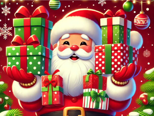 Salto de elogio navideña