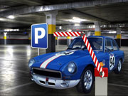 Deporte avanzada de zona de estacionamiento de automóviles de coches