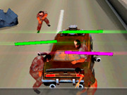 Cazador de zombis en la isla Loopy